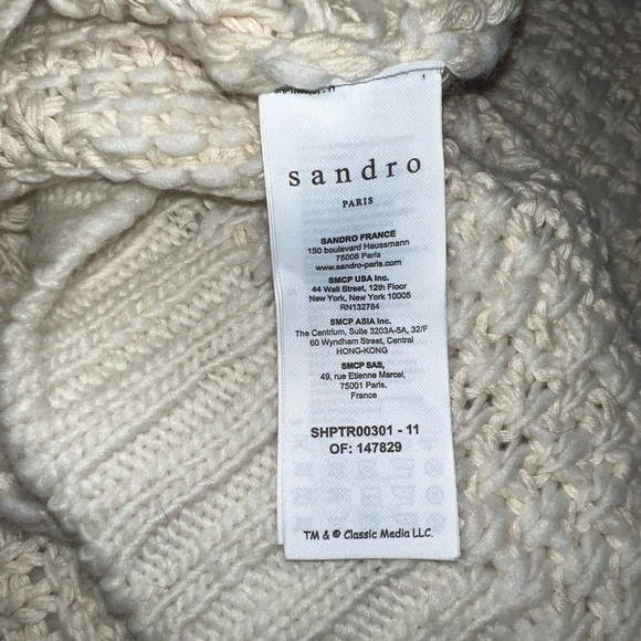 Sandro Mens Oversized Sweater - Picture 7 of 8